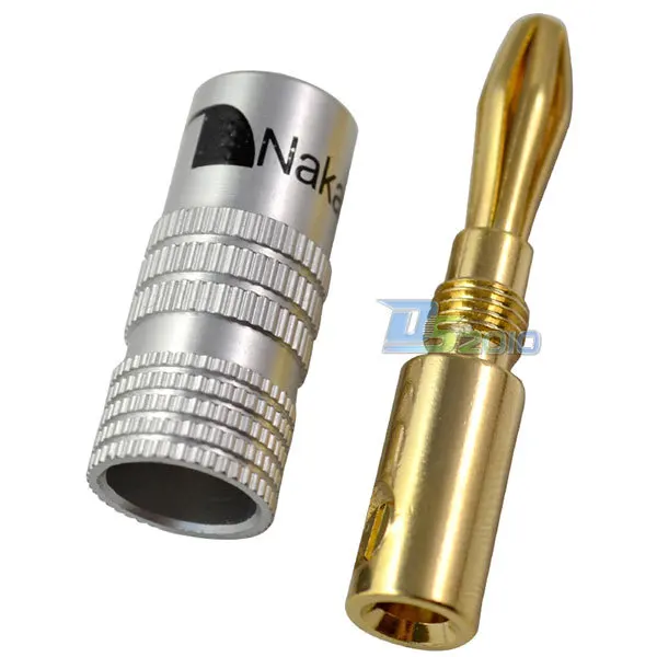 Высокое качество Новинка 1 пара медный динамик Nakamichi разъем типа банан конвертер