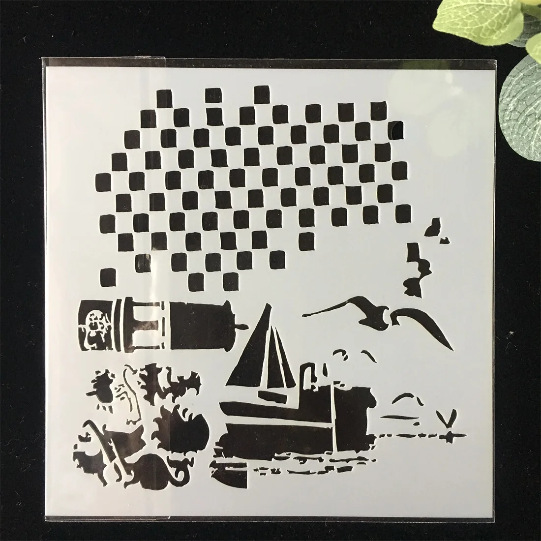 

New 13cm 5.1" Seagull DIY Layering Stencils Wall Painting Scrapbook Coloring Embossing Album Decorative Paper Card Template