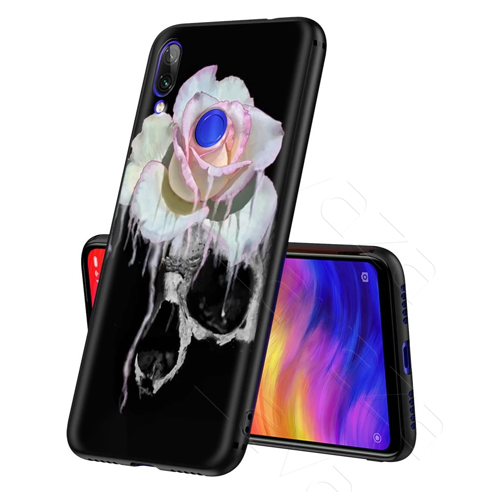 Lavaza Ретро стиль цветок Череп Корона чехол для Xiaomi Redmi Note 4A 4X 5 5A 6 6A 7 S2 Pro Go Prime Plus |