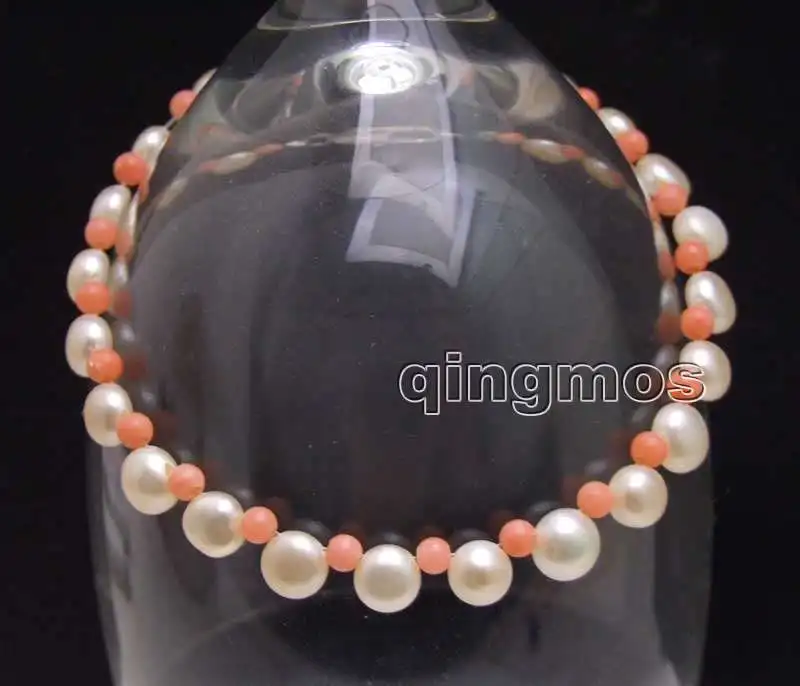 Маленький 5-6 мм розовый плоский круглый боковой Просверленный натуральный