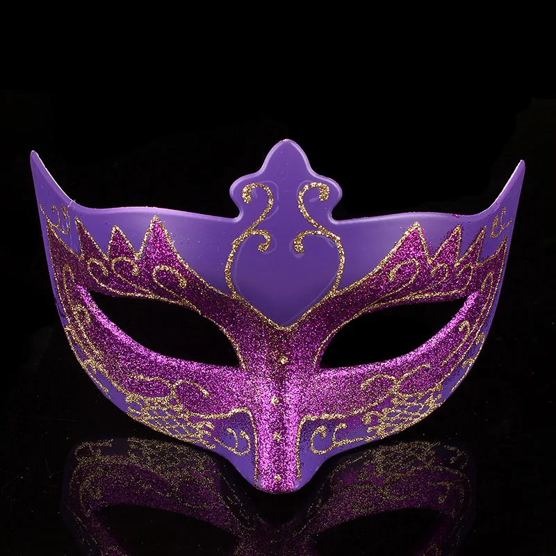 GNHYLL новая золотая Маскарадная маска Mardi Gras Note маска для женщин Венецианская маска Половина лица Венецианский шар маска для Хэллоуина Рождество