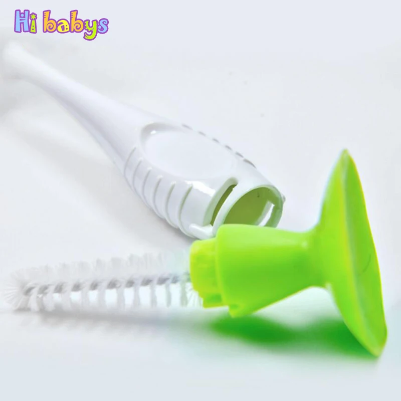 2 шт./компл. Baby Bottle щетка для очистки дети подачи молока бутылка 360 градусов вращая