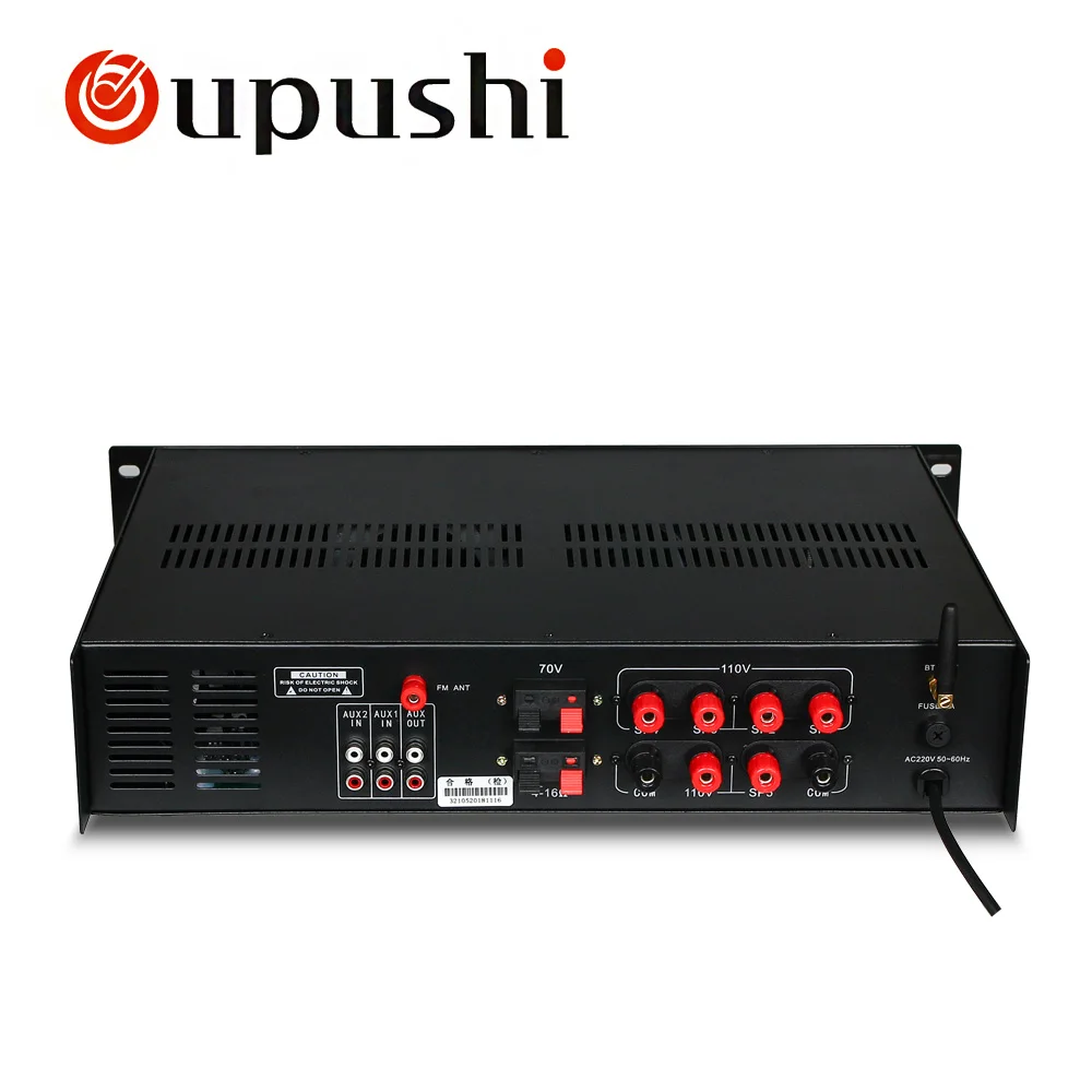 OUPUSHI HT 1.2AT 5 Zone 120W Pa система Bluetooth FM 2 Mic вход Черный Цвет USB/SD карта смешанный