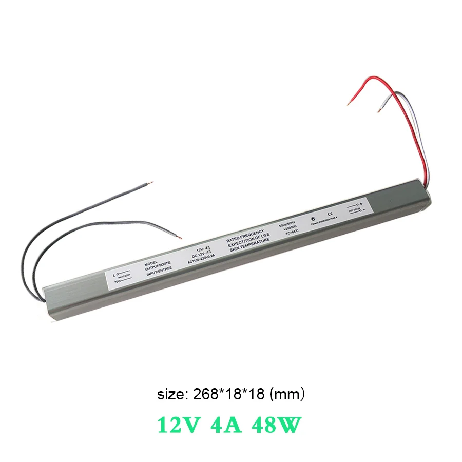 2A 3A 4A 5A 7A AC 220 V до 12 Светодиодный драйвер Ультра тонкое освещение трансформатор