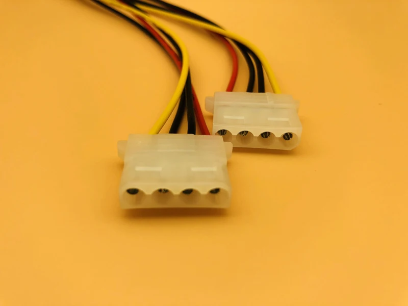 4P 4Pin Molex Male к 2 4pin IDE Female блок питания сплиттер адаптер кабель компьютерный для