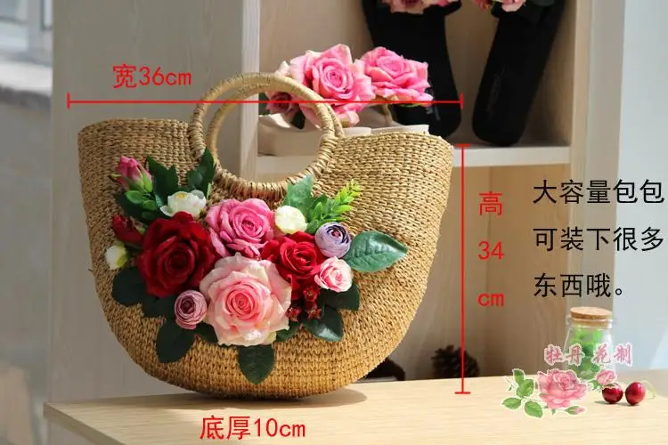 Оригинальная соломенная сумка ручной работы женская для путешествий | Багаж и