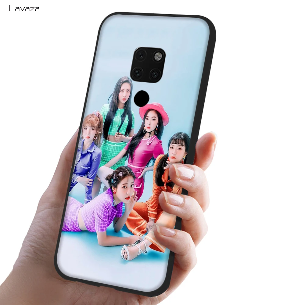 Мягкий бархатный силиконовый чехол Lavaza красного цвета для Huawei Mate 10 20 P8 P9 P10 P20 P30 Lite
