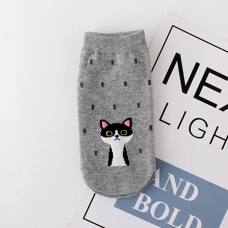 [EIOISAPRA] удобные носки с милыми мультяшными котами женские модные дышащие забавные