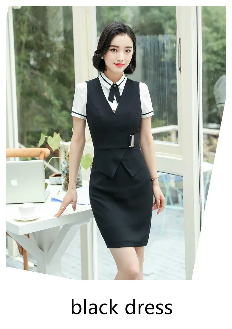 2099 black dress Модная женская тонкая OL куртка, пальто, длинный рукав, v-образный вырез, воротник, уличная одежда на одной пуговице, верхняя одежда, Женский деловой костюм с пиджаком - Цвет: 2099 black dress
