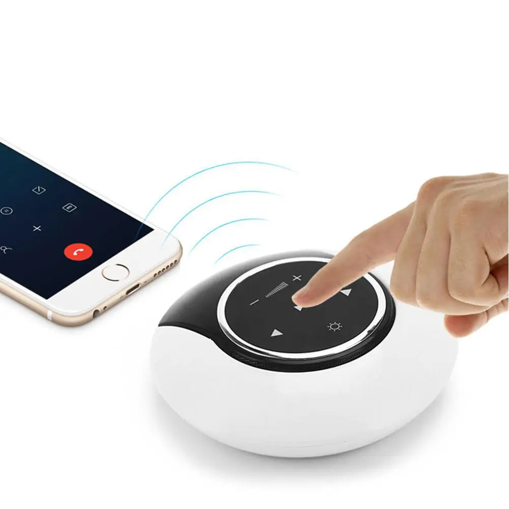 MeterMall переносной миниатюрный перезаряжаемый фонарик беспроводной Bluetooth динамик