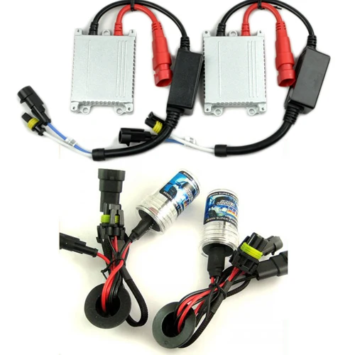 

55W Silver HID Xenon Kit Slim Ballast 9006 8000K Replacement Headlight New [CPA238]