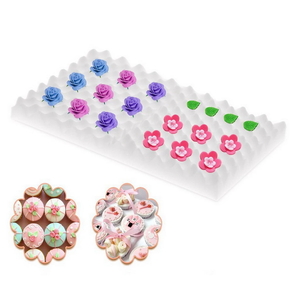 2 шт Сахарный цветок формы для выпечки губки колодки торт пена помадка сушильные