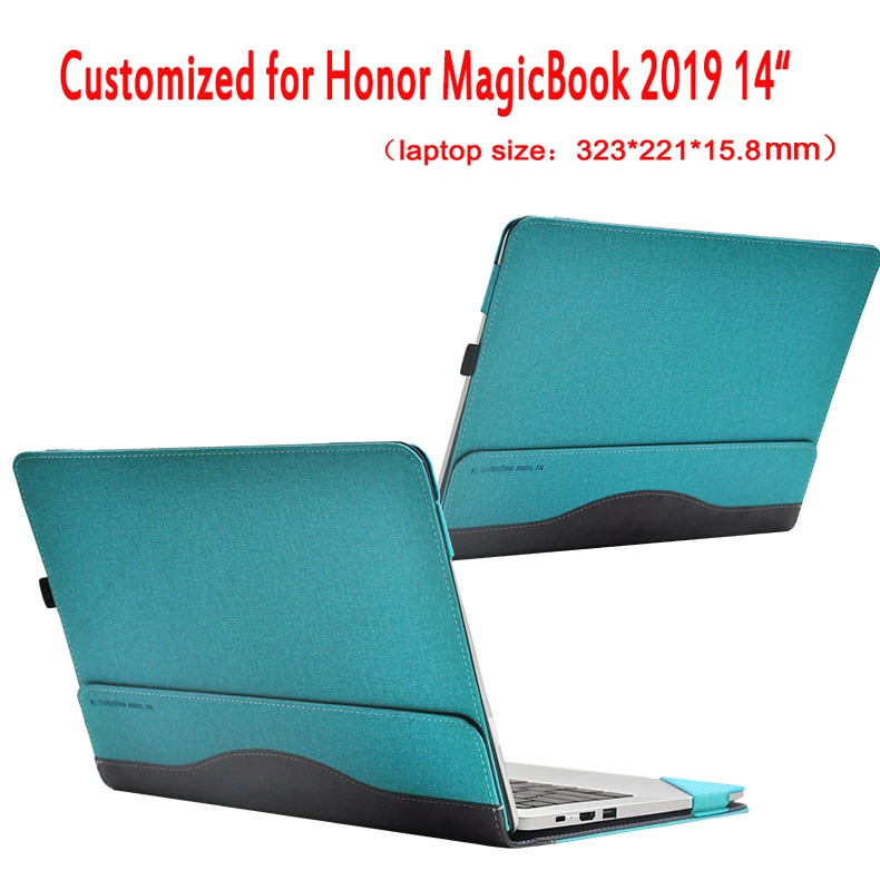 Небесно-голубой Индивидуальная Обложка для HuaWei Honor MagicBook 14-дюймовый ноутбук рукав Тетрадь Чехол Ручной Чехол для фотоаппарата Креативный дизайн Stylus подарок - Цвет: Небесно-голубой