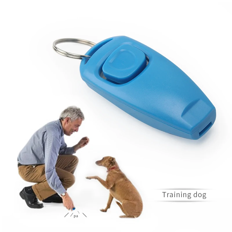 1 шт. тренировочный кликер для собак и кошек пластиковый клик брелок звуковой