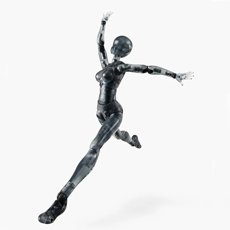 Male Female Movable body joint Action Figure Black PVC Art painting Anime model doll Mannequin Sketch Draw Human | Игрушки и хобби