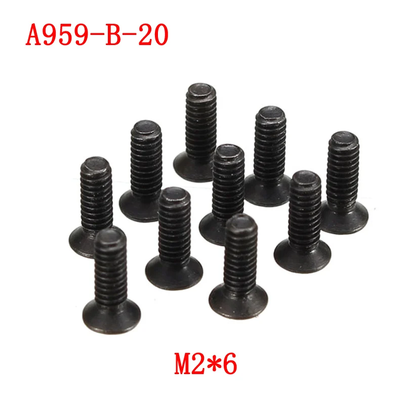 INKPOT DIY запасные части для 1/18 Wltoys 10 шт. A959-B-16 M3 * 8 винтовые аксессуары A959-B-20 M2 6 |