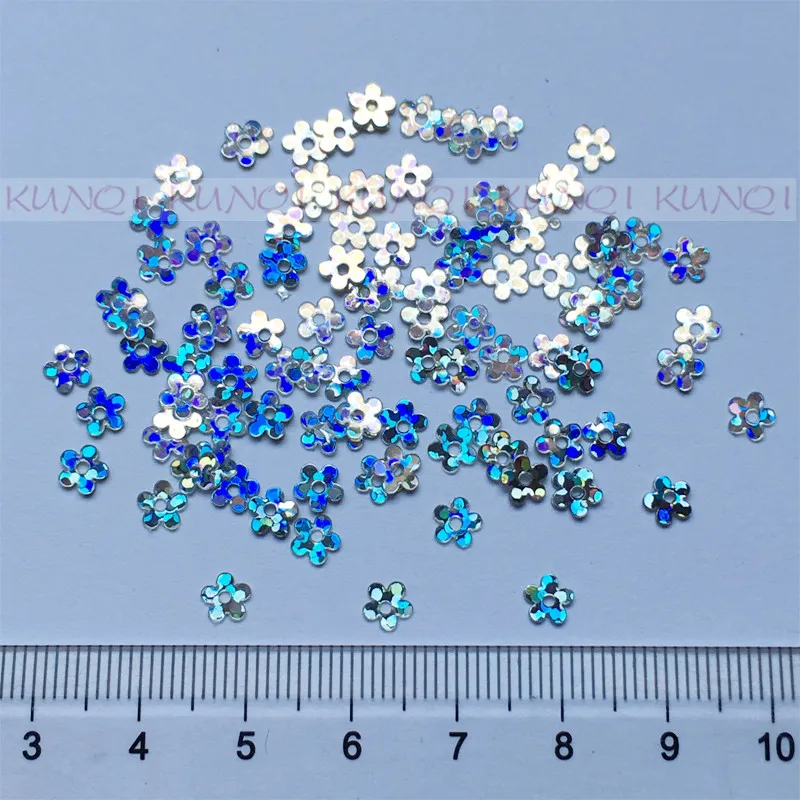 Плоские Цветочные Блестки для шитья 30 г/50 г 5 мм | Дом и сад