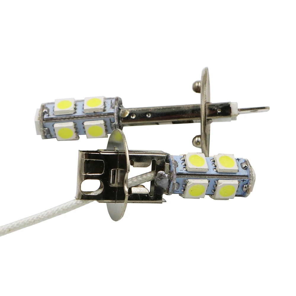 YSY 2PCS H1 H3 5050 9SMD LED DC12V Auto Car Fog Light Lamp Bulbs 8000K White | Автомобили и мотоциклы