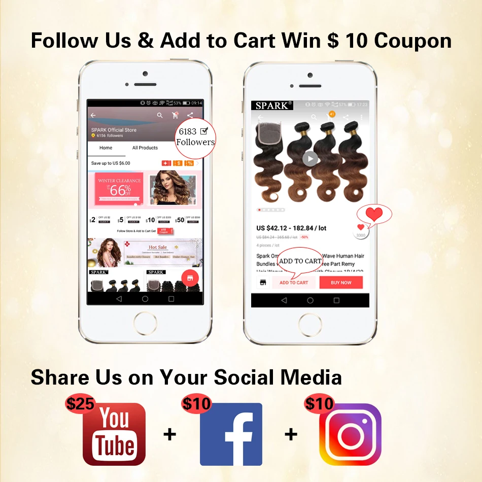 Spark человеческие волосы малазийские прямые пучки Remy 8 дюймов два тона 1B/30 и 1B/27 Ombre