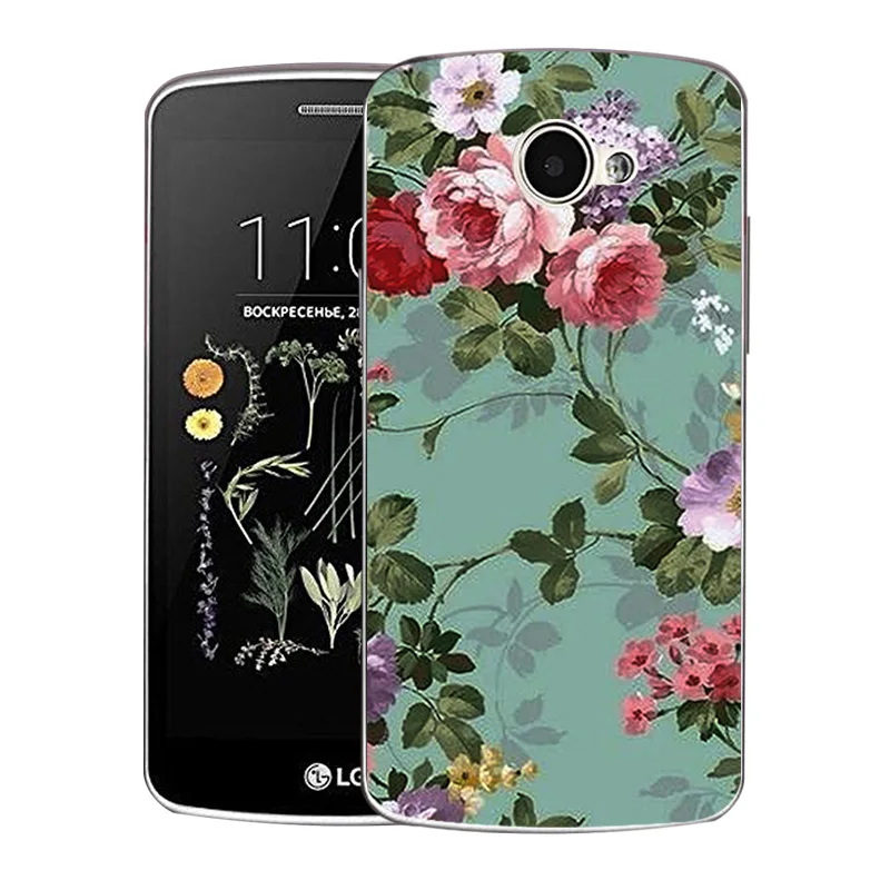 Чехол для LG K5 мягкий силиконовый чехол из ТПУ прозрачный s Scape с принтом мобильный