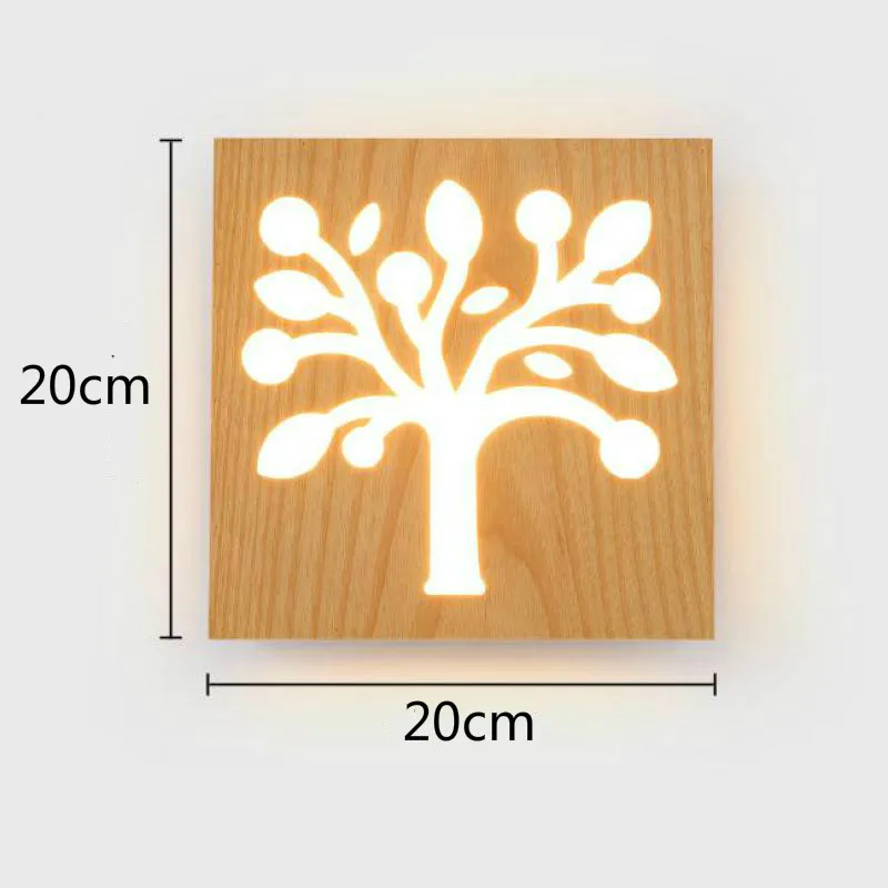 Настенный светильник Lucky Tree 12 Вт Настенные светильники с аппликацией настенный