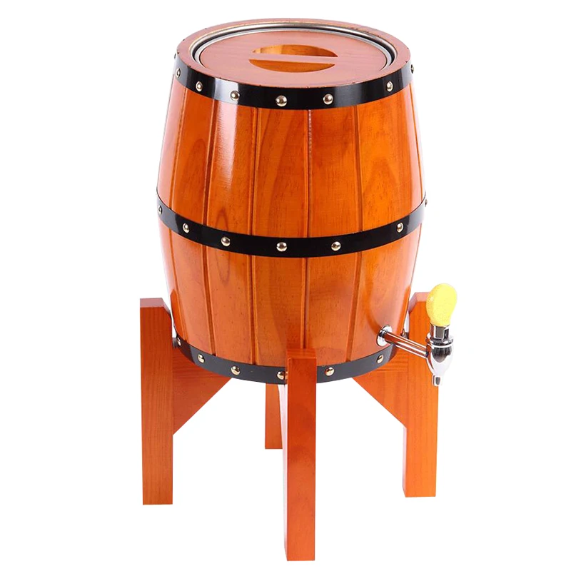 7l Пиво Вино Баррель Дубовые бочки вертикальный Бочка пива бочонок