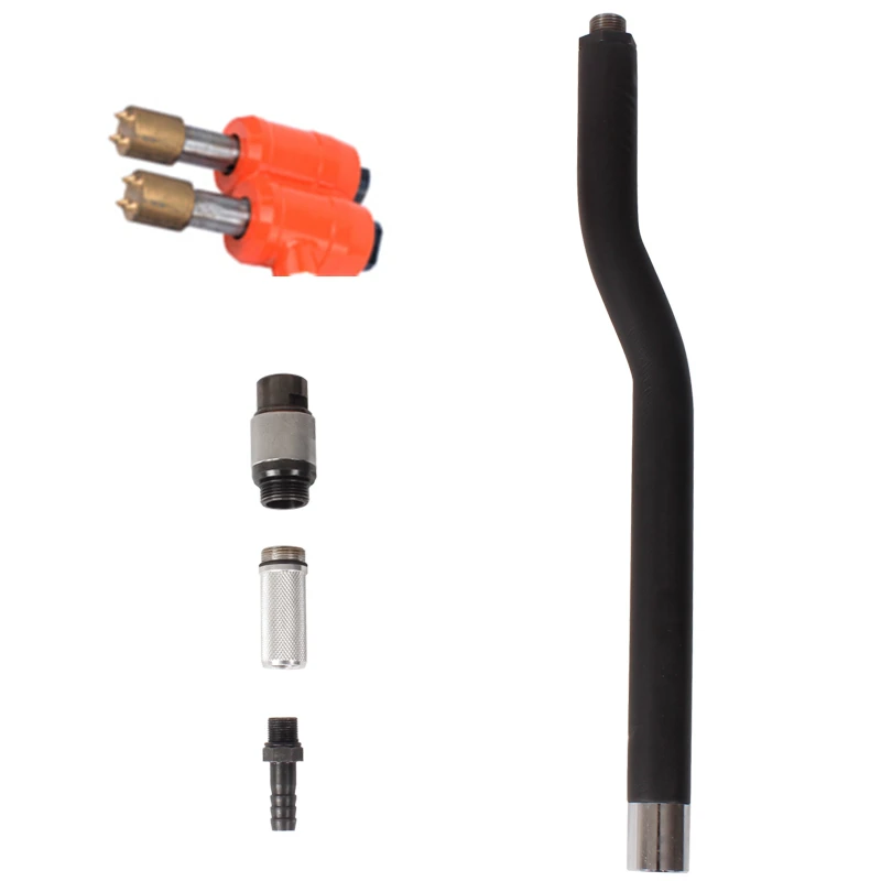 

Two Head Pneumatic Rough Chisel Concrete Air Coarse Tool Handhold Wall Pavement Bridge Boorish Hammer