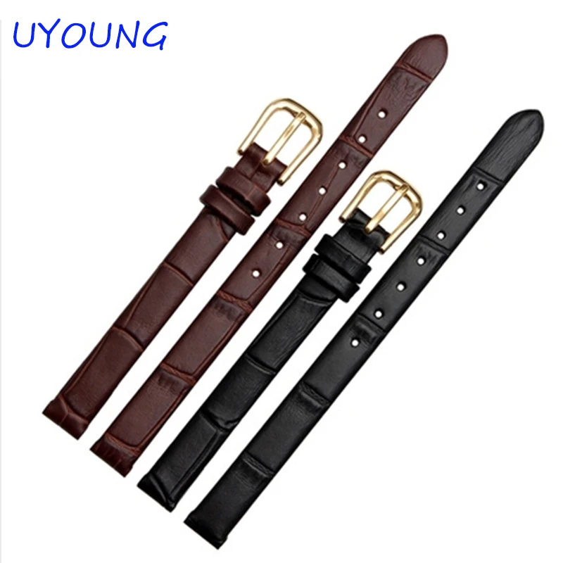 Ремешок из натуральной кожи для женщин прочный дизайнерский браслет наручных