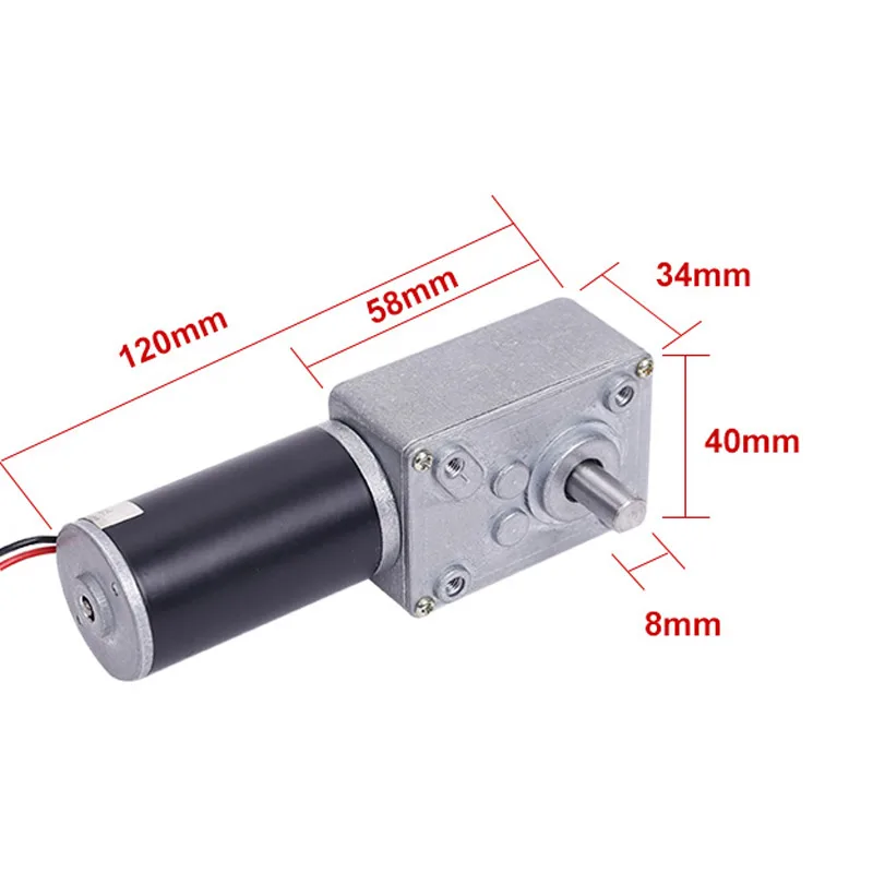 Устройство червя windows 12 в 24 В постоянного тока мотор редуктор двигатель с высоким
