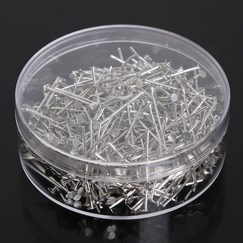 Оптовые продажи 450 шт. оптом Металлические Булавки с серебряным/золотым