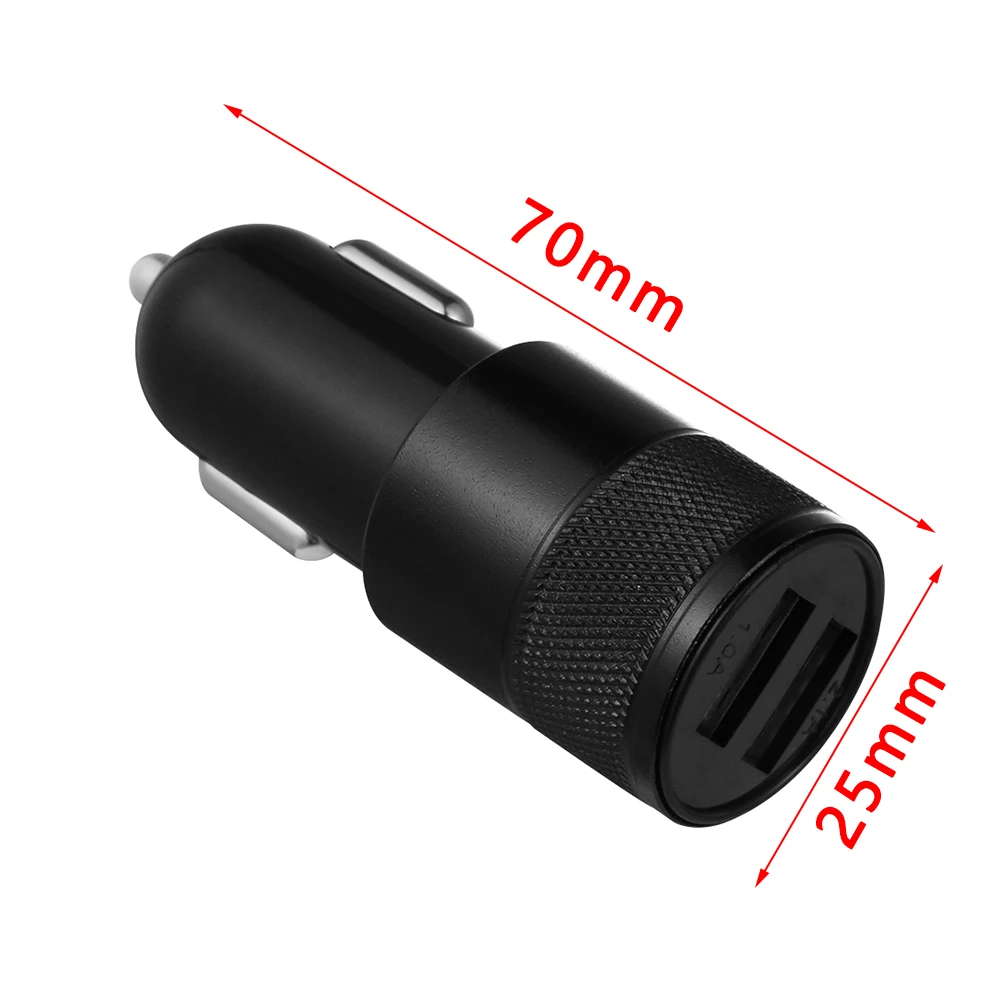 1 шт. устройство для автомобиля с двумя портами USB Зарядное 2 Порты и разъёмы