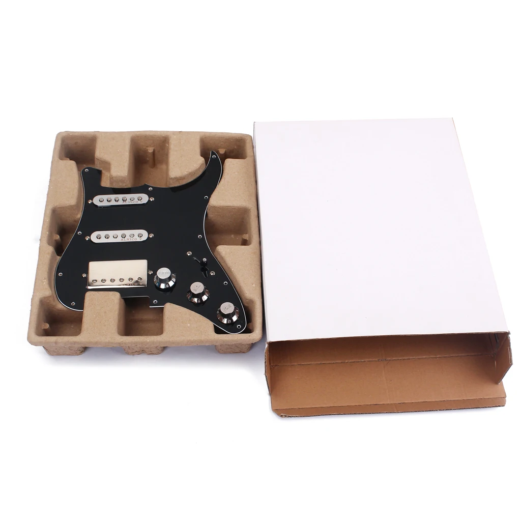 3 слоя 11 отверстий SSH стиль загружен Prewired Humbucker Pickguard набор с винтами царапин