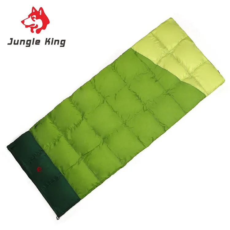 

Jungle King 2017 high quality duvet bag envelope in autumn and winter 300 grams of nylon 0 feather stitching double sleeping bag