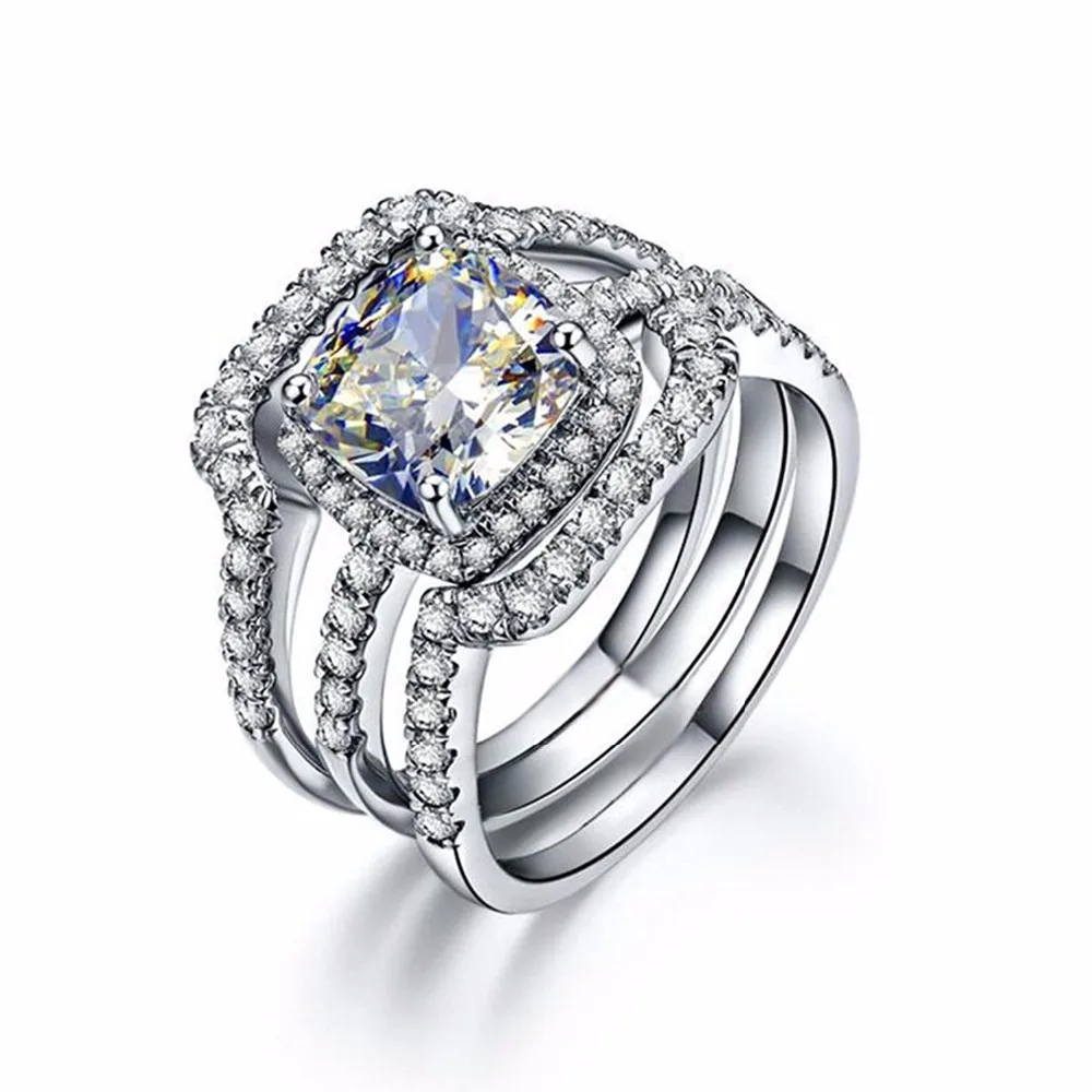 2018 Новое поступление Потрясающие модные ювелирные изделия 3 шт комбинированные