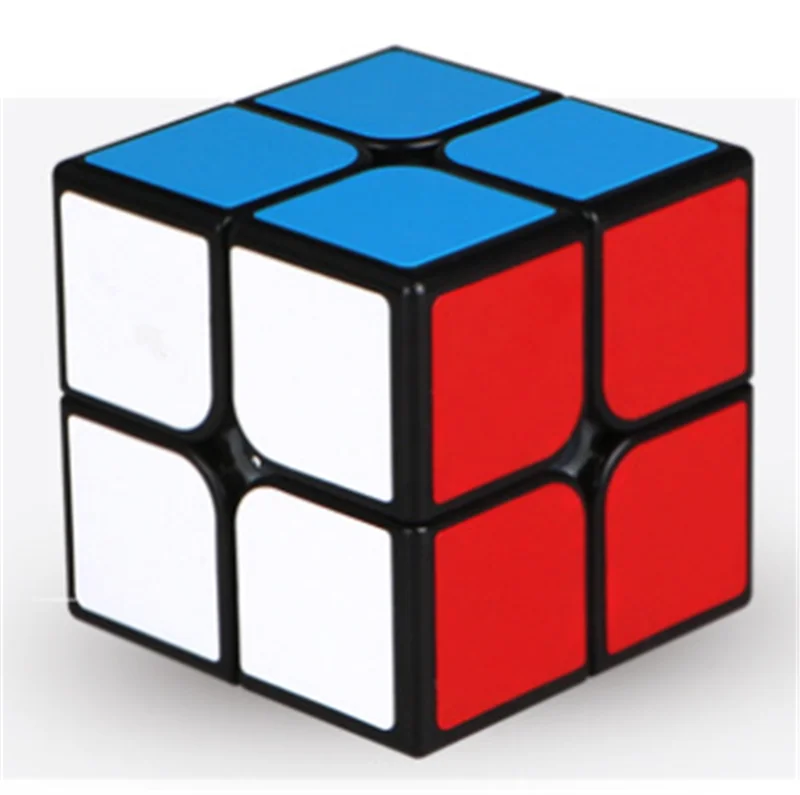 A Cube 2X2 магический куб 2 2 куб 50 мм Скорость карман Стикеры кубик-Рубика, профессиональные обучающие игрушки для детей Применение для футбольного матча - Цвет: A