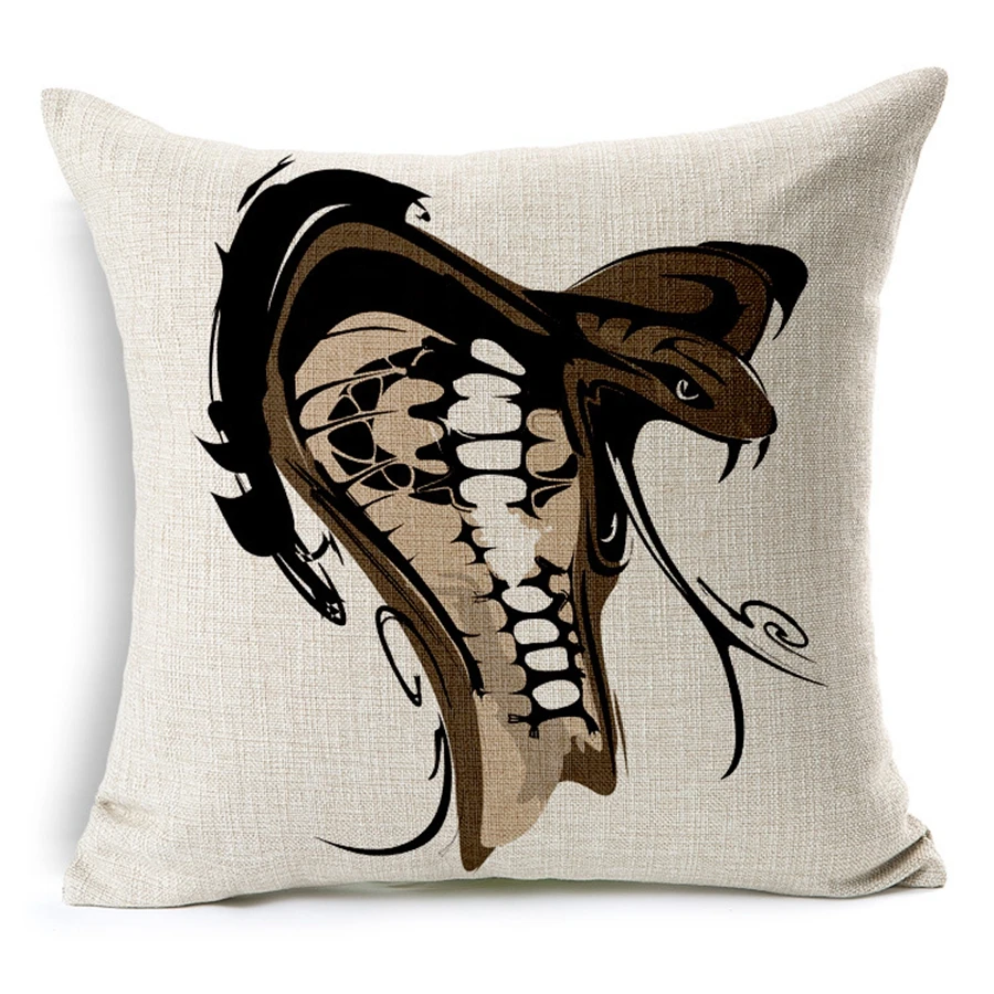 Горячая Распродажа наволочки Творческий животных свирепый Волк Рисунок тигра