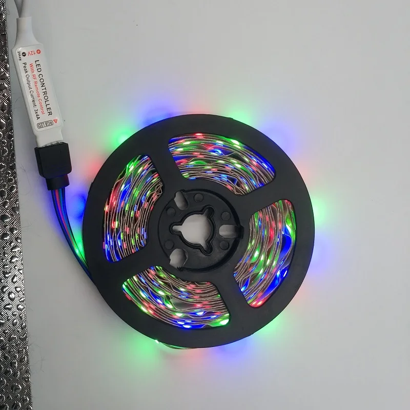 Светодиодная лента 2835 SMD RGB с USB зарядным устройством 5 в постоянного тока