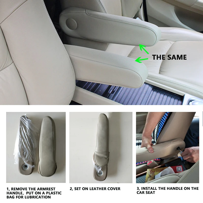 Подлокотник из микрофибры для салона автомобиля накладки на ручки Honda Odyssey 2004 2005