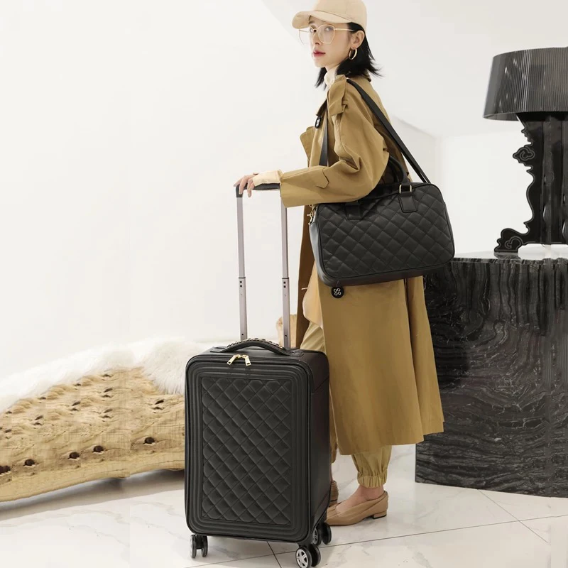 Fashion suitcase 24 inch luggage boarding set box trolley case universal wheel female 20 Korean version for women | Багаж и сумки