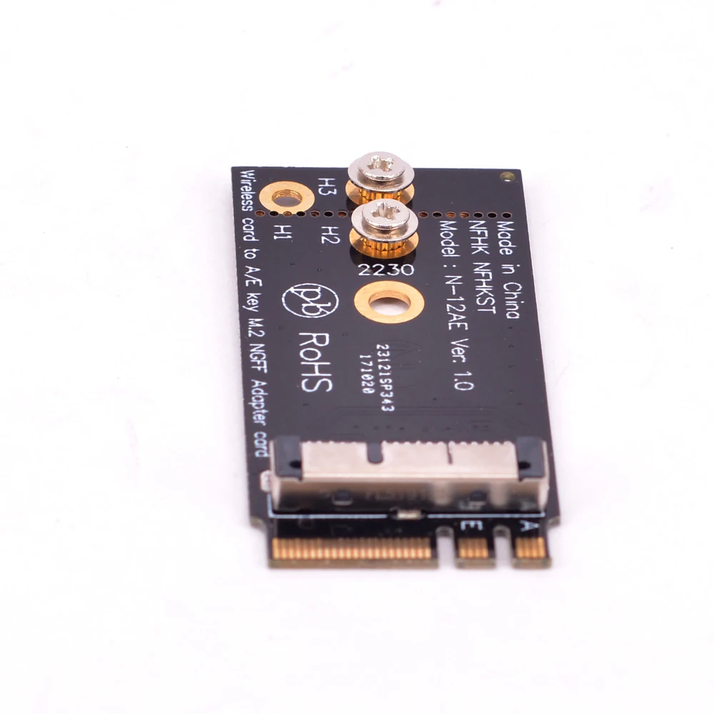 Беспроводная сетевая карта NGFF A + E Key адаптер для Macbook bcm9360cd/BCM94331CD модуль Mac OS и