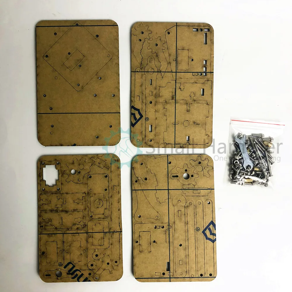 Сборка DIY акриловые руки Роботизированная коготь Arms Maker обучающий комплект без сервопривода