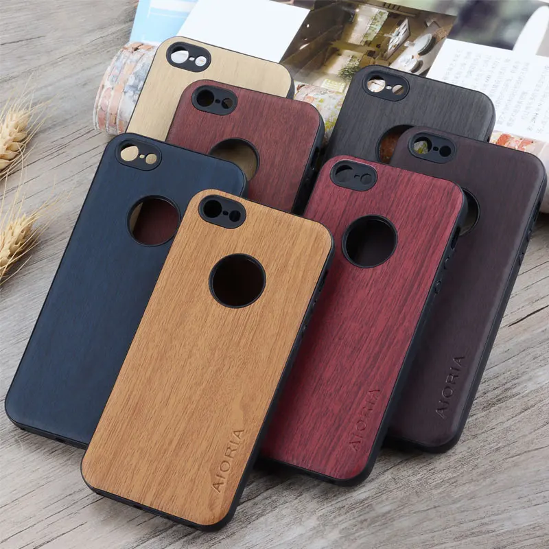 Чехол для iphone x 8 7 6s 6 plus чехол из кожи с рисунком дерева мягкий силиконовый