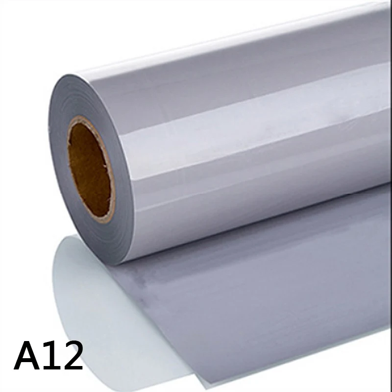 Light gray На 20 ''теплопередача Винил ПВХ футболка ткань дизайн железа горячая печать винил - Цвет: Light gray