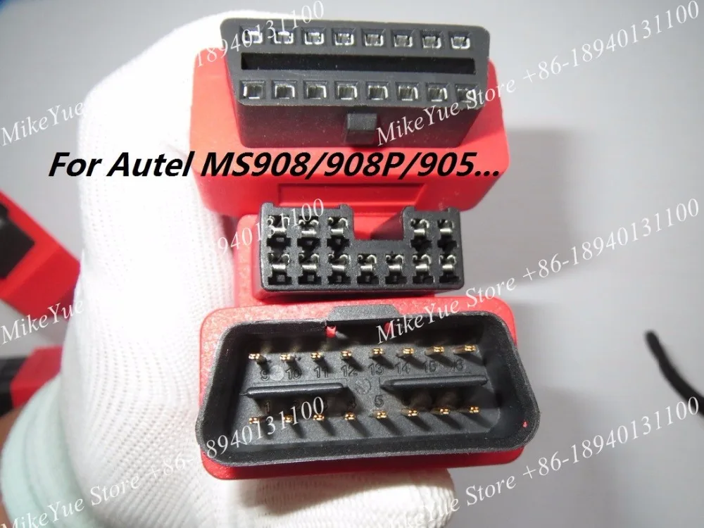 Адаптеры для Autel MITSUBISHI HYUNDAI 12 + 16 Pins MaxiSys Pro MS906 MS906BT MS906TS MS908S Mini MaxiCOM MK908P OBD I|autel maxisys