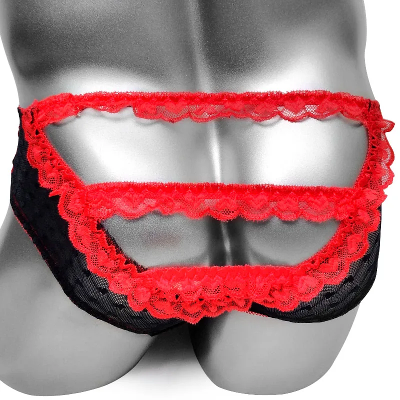 Новинка соблазнительное нижнее белье трусики с открытыми ягодицами кружевное