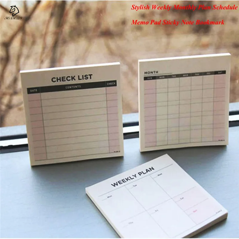 Стильные 60 страниц Еженедельный Ежемесячный план расписание корейские