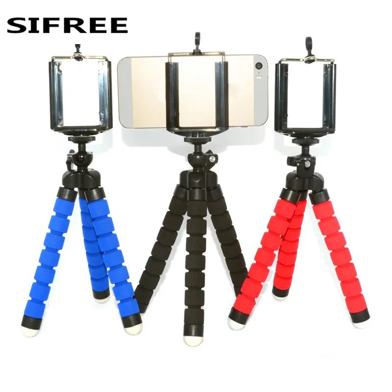 SIFREE Octopus-styling мини телефон штатив кронштейн стойка для селфи держатель монопод-держатель для телефона для планшета цифровая камера телефон