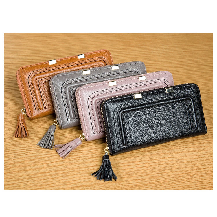 Модный женский кошелек из натуральной кожи Женские кошельки женские для отдыха