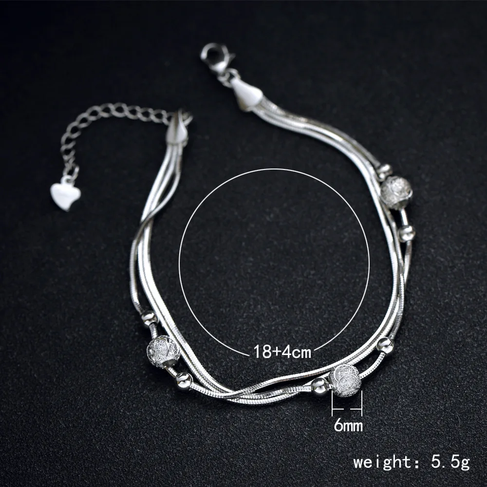 Браслет с бусинами на удачу браслет со змеиным плетением браслеты для женщин