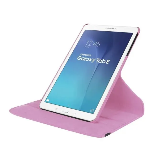 4 в 1 модный вращающийся на 360 Градусов Кожаный чехол для samsung Galaxy Tab E 9,6 T560 T561 чехол для планшета+ защита экрана+ OTG+ ручка